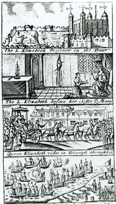 Popish Plot, 1588 by English School